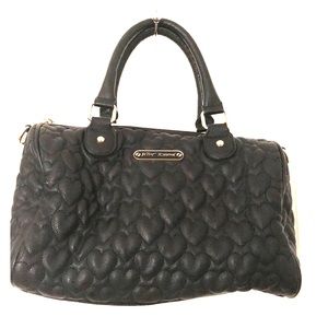 Betsy Johnson Quilted Heart Handbag Purse 👛